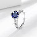 Open-ring Womens Ring With 2-carat Gemstone