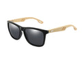 Colorful Wood Sunglasses Men Women Square Bamboo Glasses
