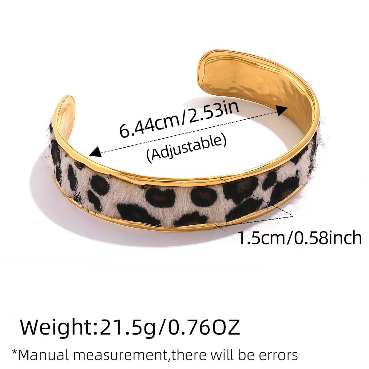New High-end Leopard-print Ring For Women Polished Finish Stackable