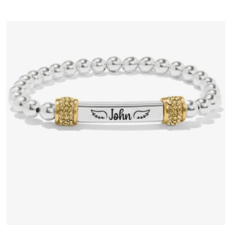 Custom Engraved Alloy Bracelet Cute And Versatile