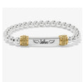 Custom Engraved Alloy Bracelet Cute And Versatile