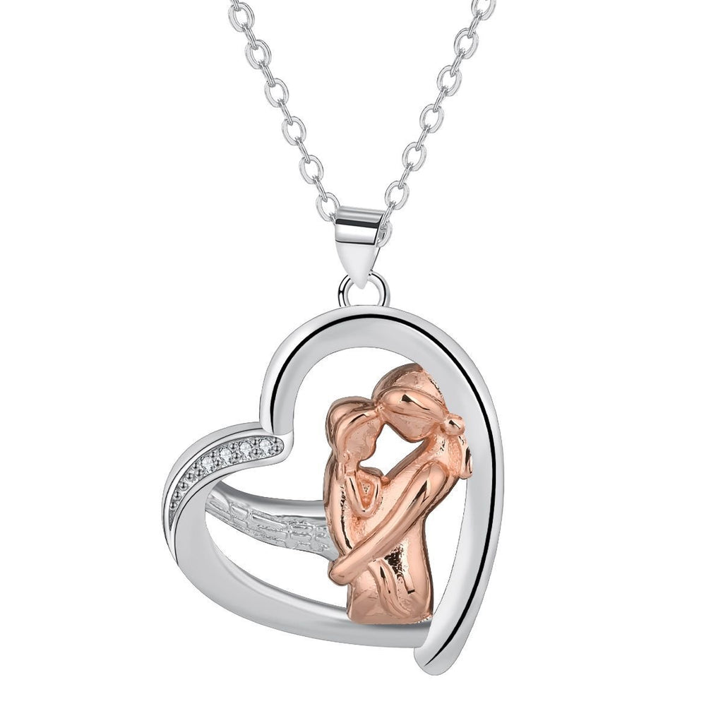 European And American Mother And Daughter Necklace Elegant Matching Jewelry For Women